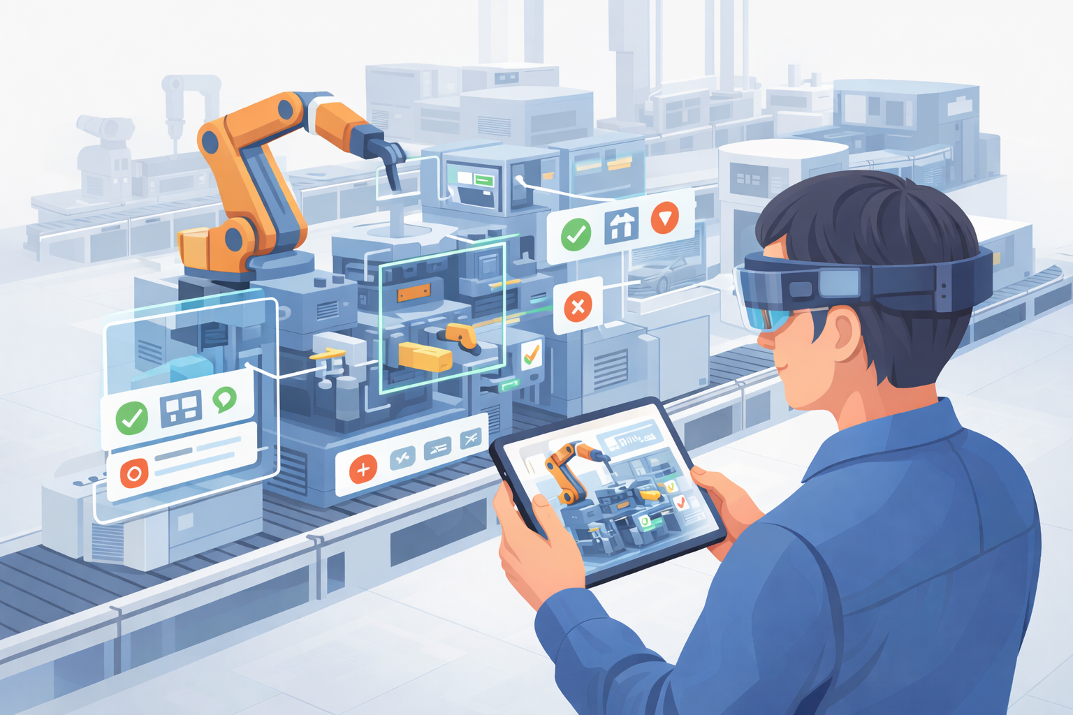 AR/VR virtual assembly quality control