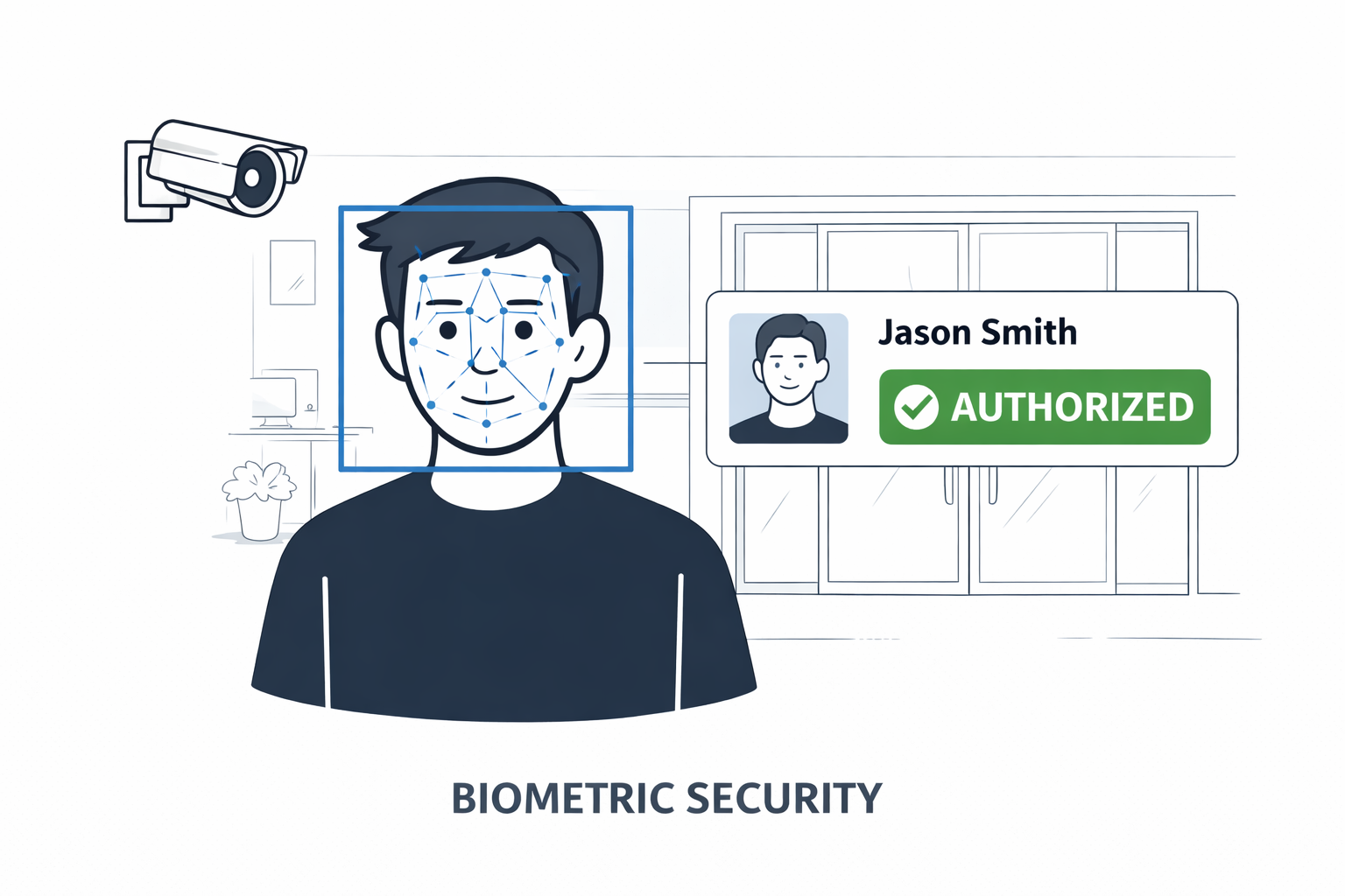 Biometric access recognition preview