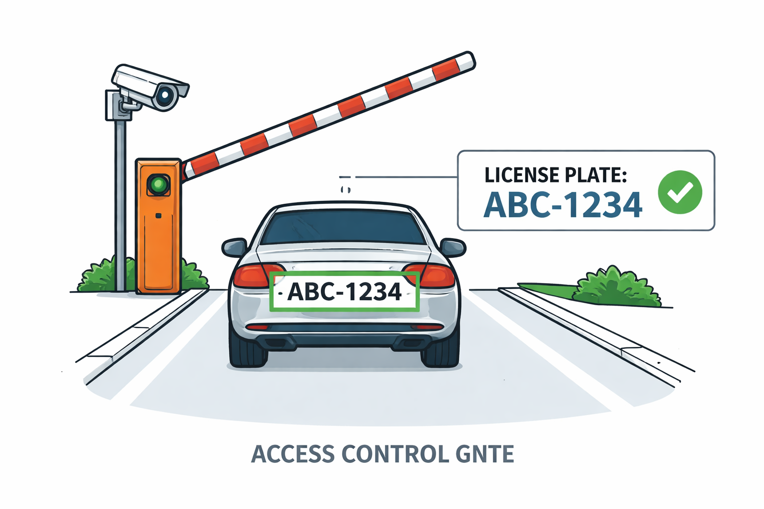 License plate recognition preview