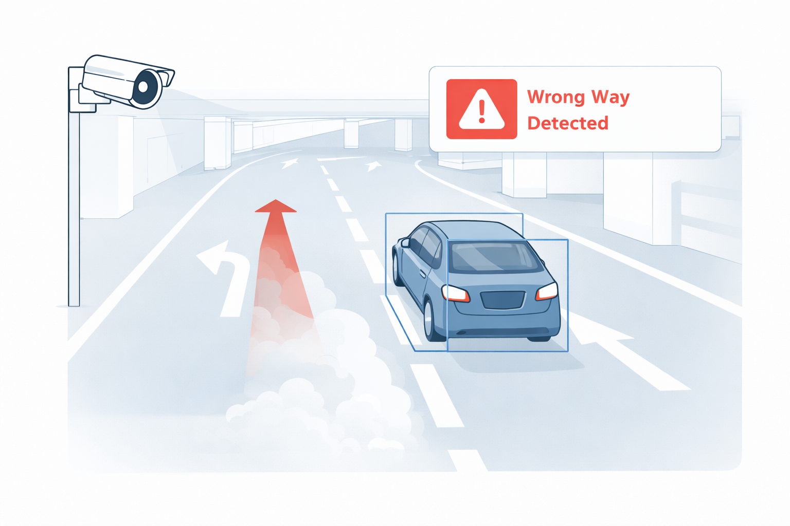 Wrong-way detection preview